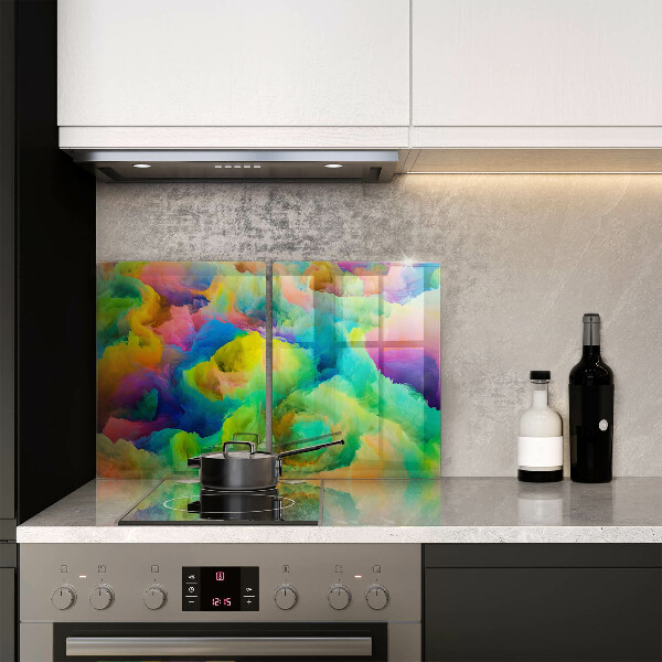 Tocător de bucătărie Abstracție colorată