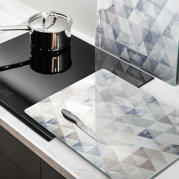 Tocător de bucătărie Model de triunghiuri