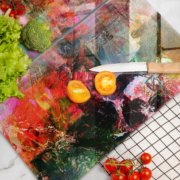 Tocător de bucătărie Abstracția vopselei