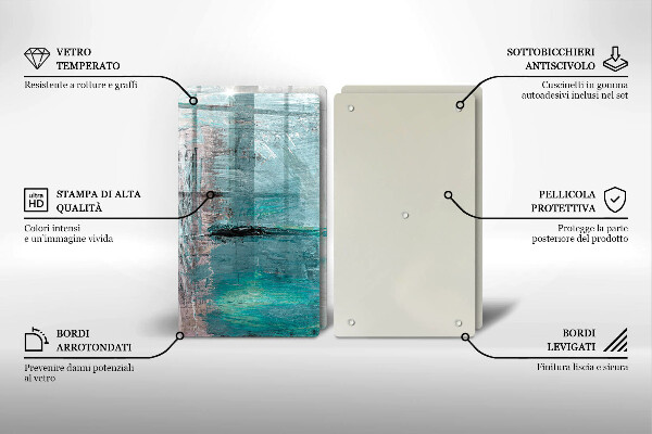 Tocător de bucătărie Vopsea fundal de abstractie