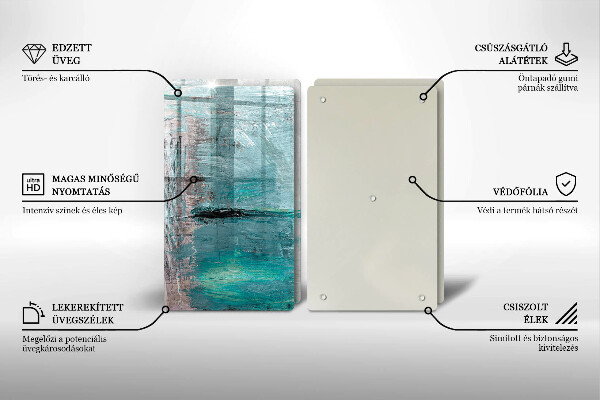 Tocător de bucătărie Vopsea fundal de abstractie
