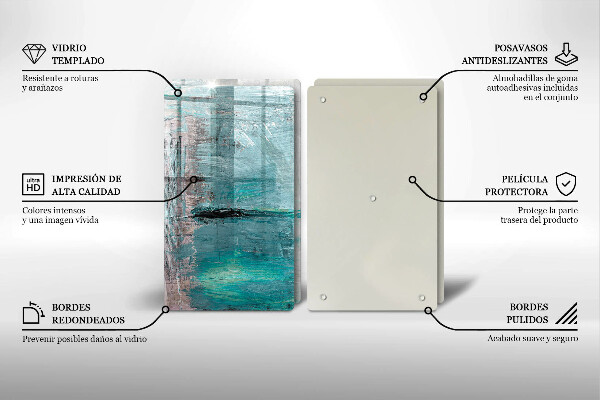 Tocător de bucătărie Vopsea fundal de abstractie