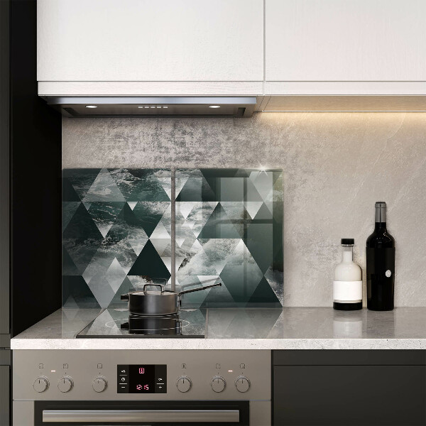 Tocător de bucătărie Triunghiuri și apă