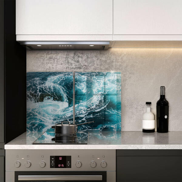 Tocător de bucătărie Valuri spumoase de apă