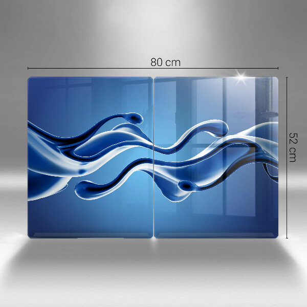 Tocător sticlă Abstracția fluidelor