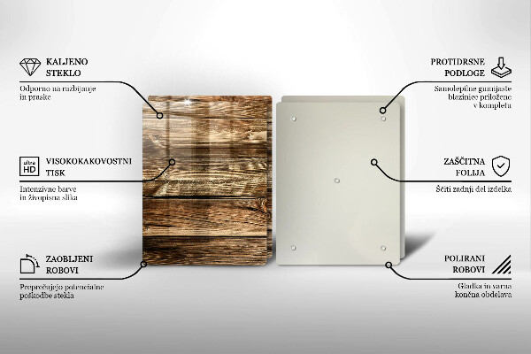 Tocător de bucătărie Textura scândură de lemn