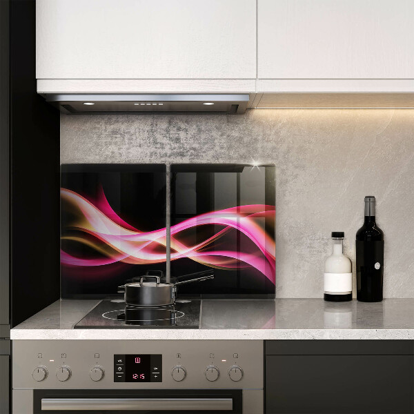 Tocător de bucătărie Fum neon abstract