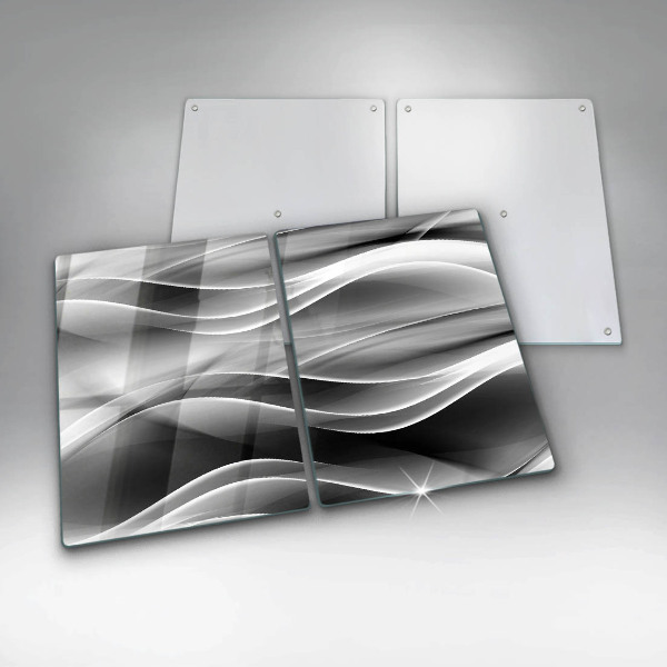 Tocător de bucătărie Linii abstracte de fum