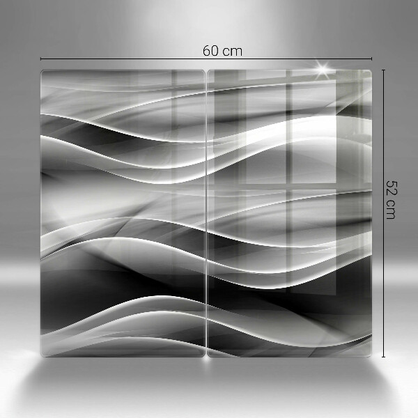 Tocător de bucătărie Linii abstracte de fum