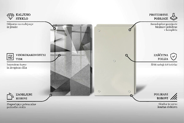 Tocător de bucătărie Abstracție ascuțită concretă