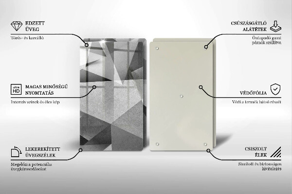 Tocător de bucătărie Abstracție ascuțită concretă