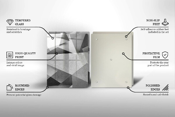 Tocător de bucătărie Abstracție ascuțită concretă