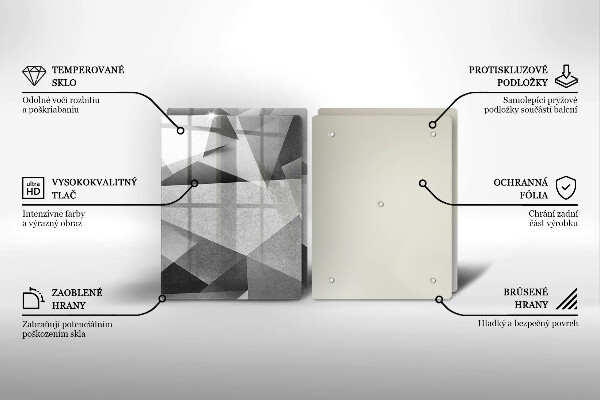 Tocător de bucătărie Abstracție ascuțită concretă