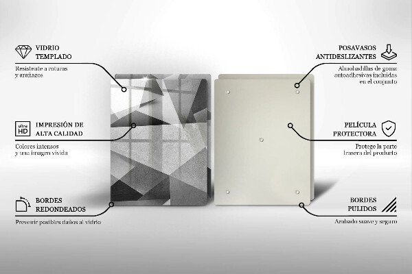 Tocător de bucătărie Abstracție ascuțită concretă