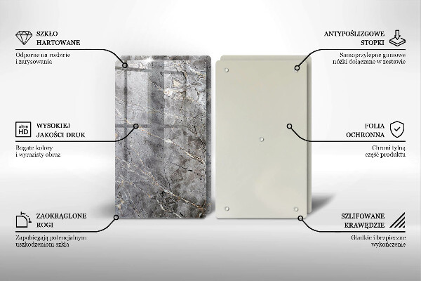 Tocător de bucătărie Textura de piatră