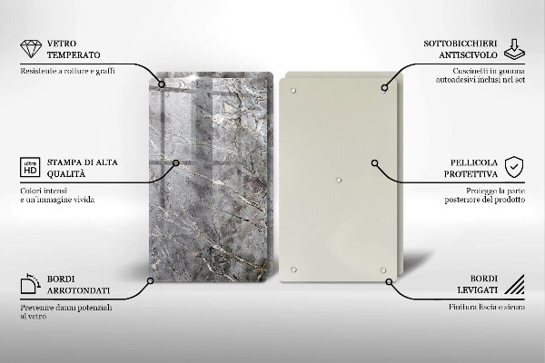 Tocător de bucătărie Textura de piatră