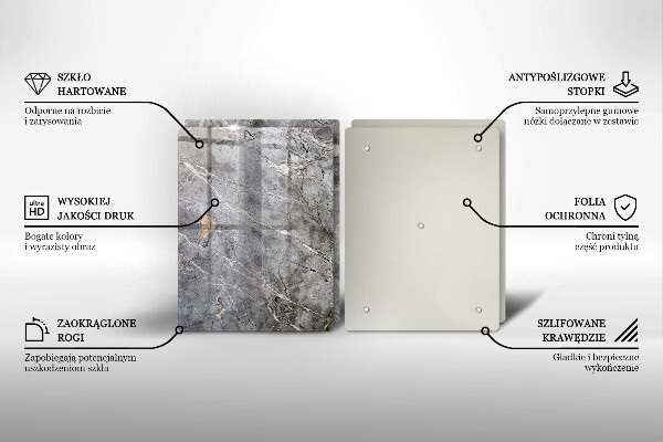 Tocător de bucătărie Textura de piatră