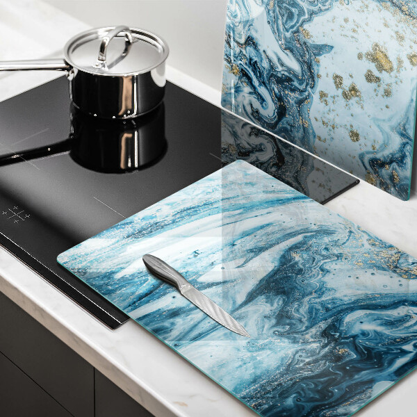 Tocător de bucătărie Structură cu aur