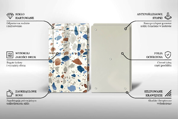 Tocător sticlă Gresie decorativa