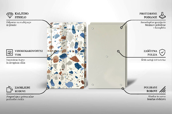 Tocător sticlă Gresie decorativa