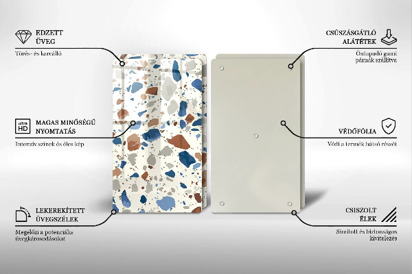 Tocător sticlă Gresie decorativa