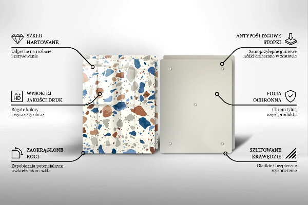 Tocător sticlă Gresie decorativa