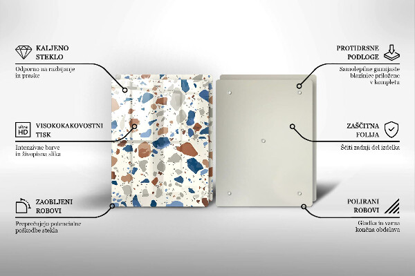 Tocător sticlă Gresie decorativa