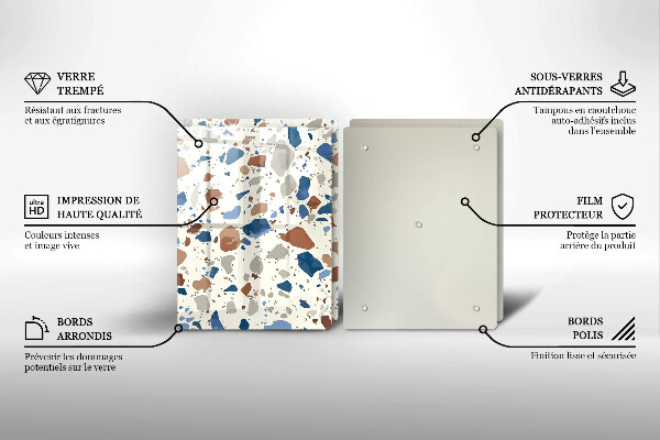 Tocător sticlă Gresie decorativa