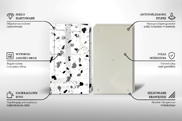 Tocător sticlă Gresie decorativa