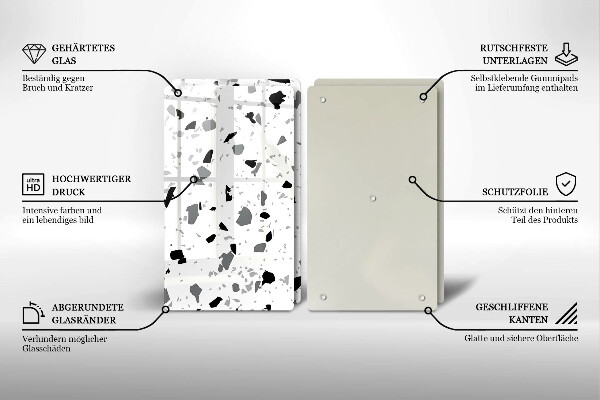 Tocător sticlă Gresie decorativa