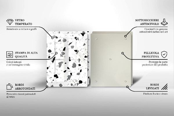 Tocător sticlă Gresie decorativa