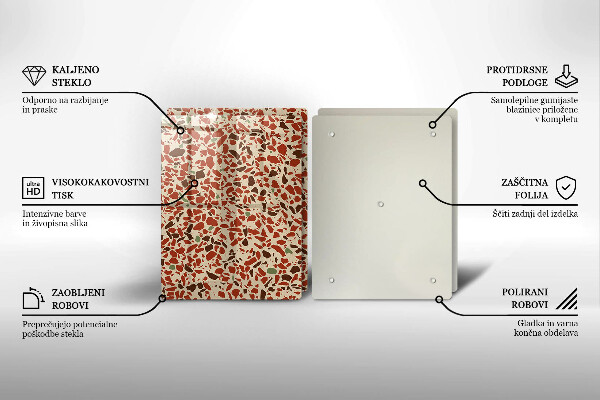 Tocător sticlă Gresie fină