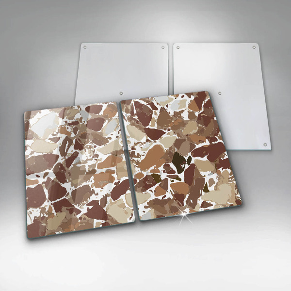 Tocător sticlă Pete decorative de piatră