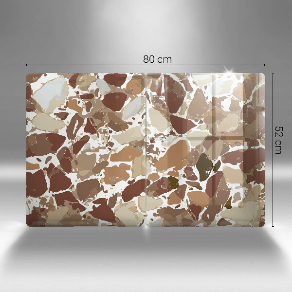 Tocător sticlă Pete decorative de piatră