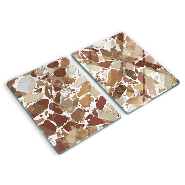 Tocător sticlă Pete decorative de piatră