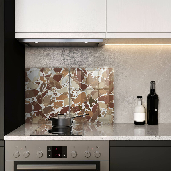 Tocător sticlă Pete decorative de piatră