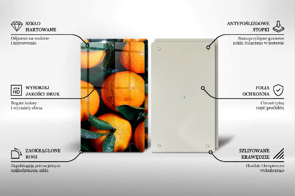 Tocător sticlă portocala