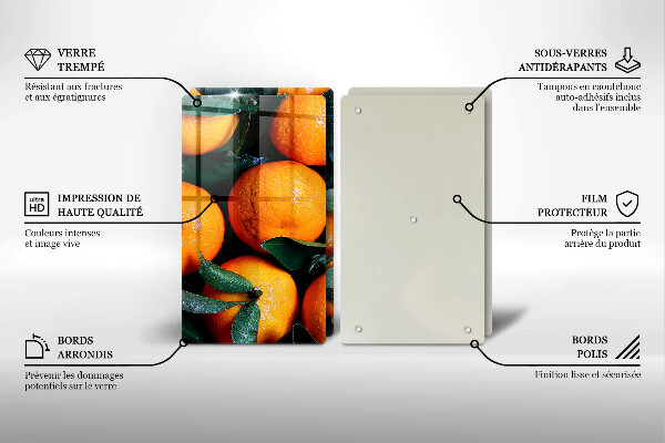 Tocător sticlă portocala