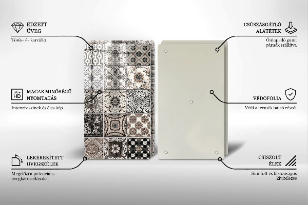 Tocător de bucătărie Placi decorative