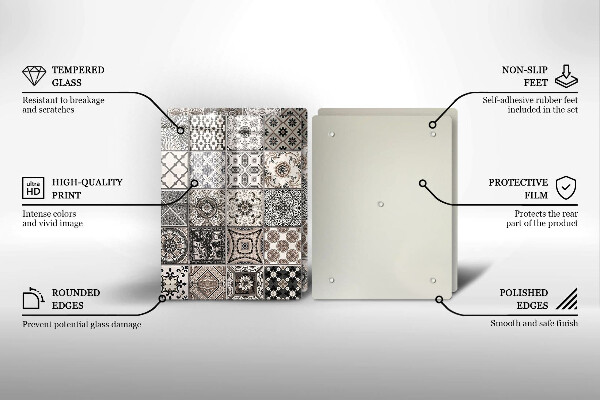 Tocător de bucătărie Placi decorative