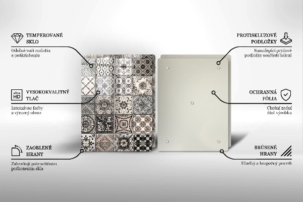 Tocător de bucătărie Placi decorative