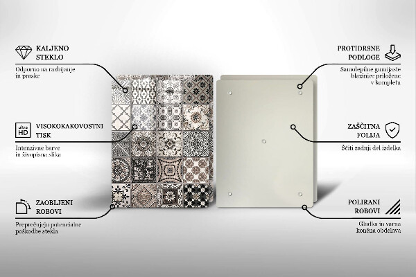 Tocător de bucătărie Placi decorative