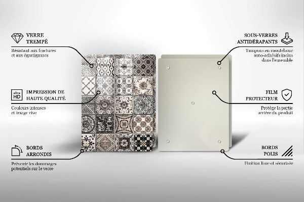 Tocător de bucătărie Placi decorative