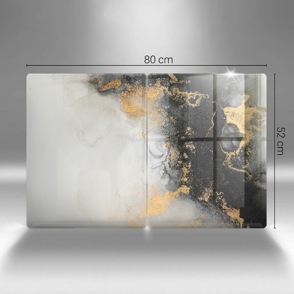 Tocător de bucătărie Abstracție cu aur