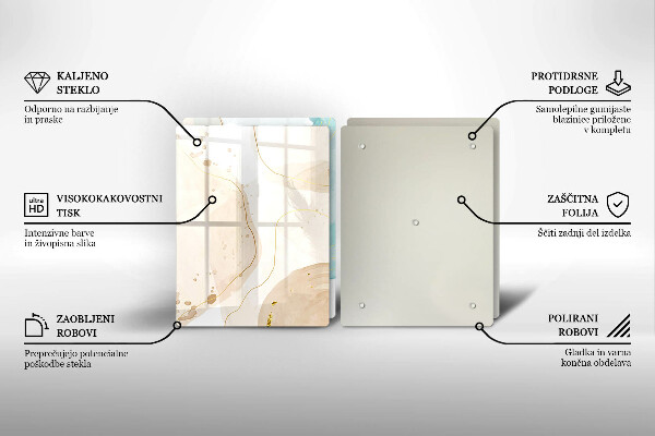 Tocător de bucătărie Forme boho luminoase