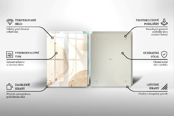 Tocător de bucătărie Forme boho luminoase