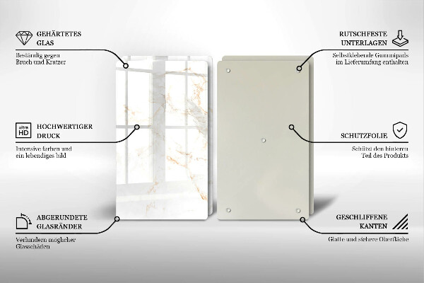 Tocător de bucătărie Piatra de marmura eleganta