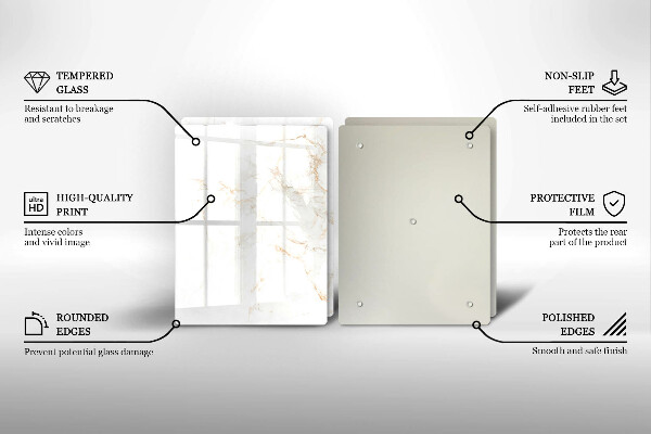 Tocător de bucătărie Piatra de marmura eleganta