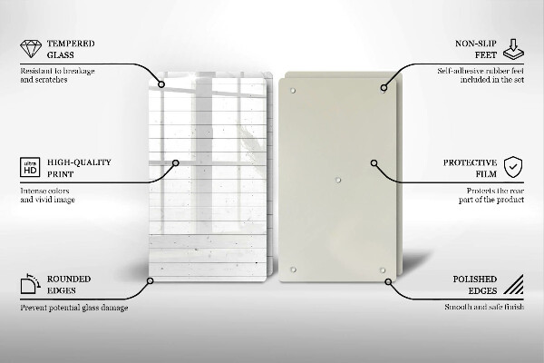 Tocător de bucătărie Placi moderne luminoase
