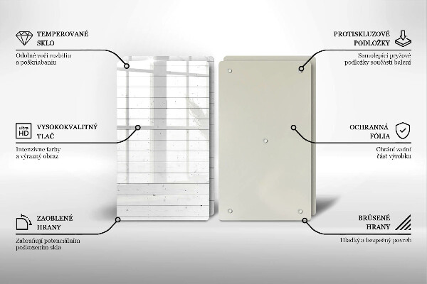 Tocător de bucătărie Placi moderne luminoase